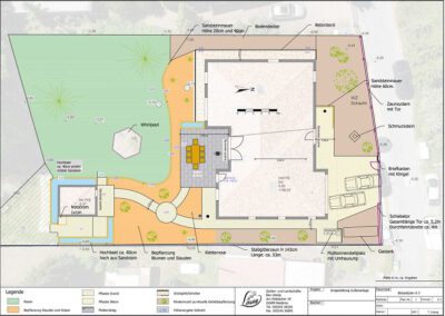 Drohnenaufnahme Planung